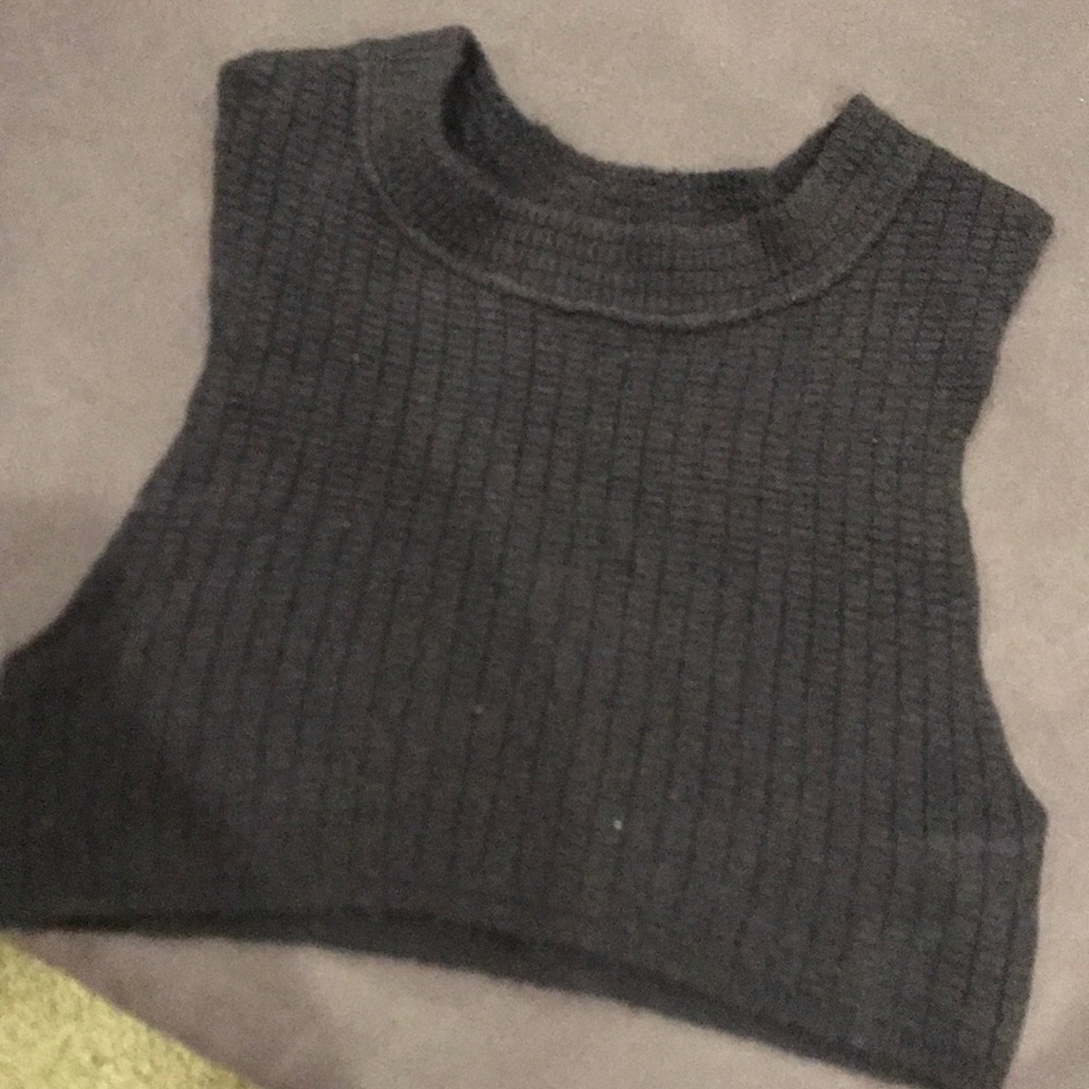 Free People Fuzzy Crop Top